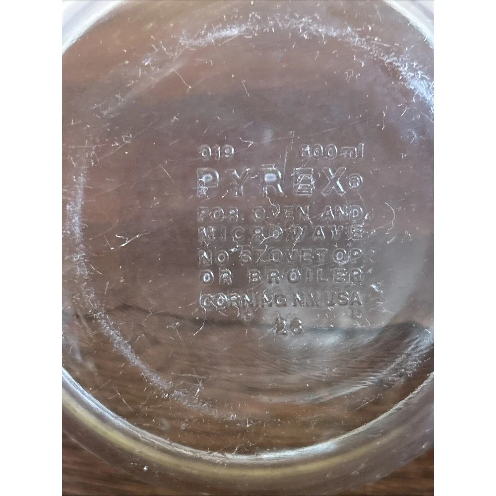 VINTAGE Pyrex 019 Clear 600ml/20oz Glass‎ Mini Casserole Dish No Lid